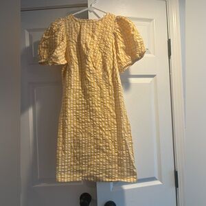 NWT Mango brand gingham dress, tags attached, size small